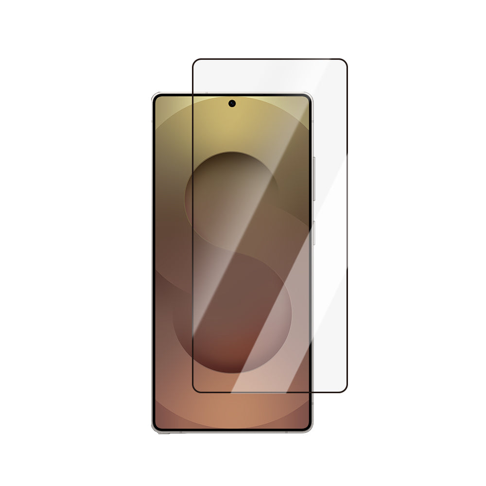 galaxy s25 ultra caseworld 0.25mm hd 3d temperli cam ekran koruyucu + uygulama aparatlı şeffaf