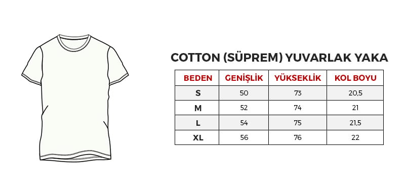 Erkek Yuvarlak Yaka T-shirt