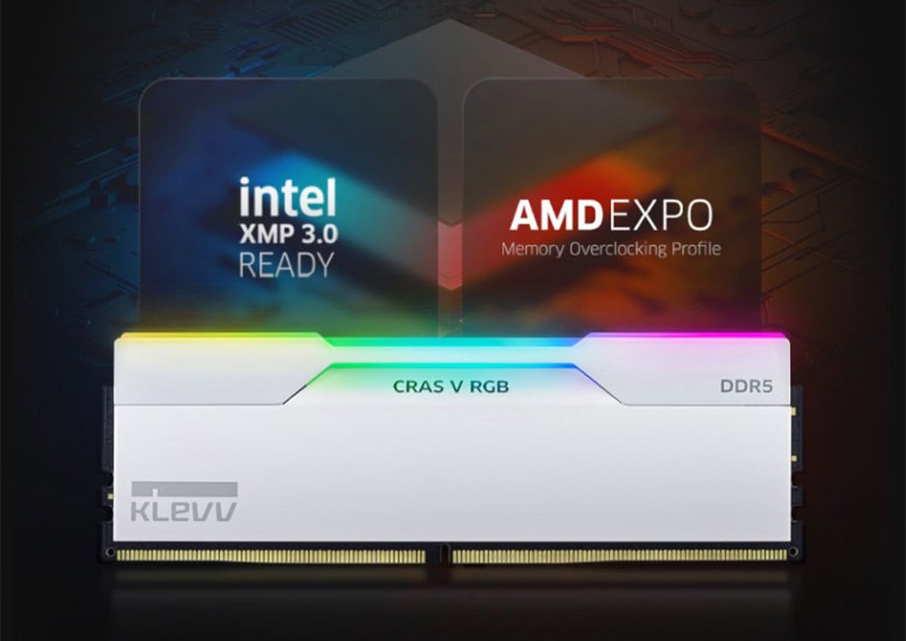 Klevv Cras V Rgb 32gb (2x16gb) 6400mhz Cl32 Ram H8