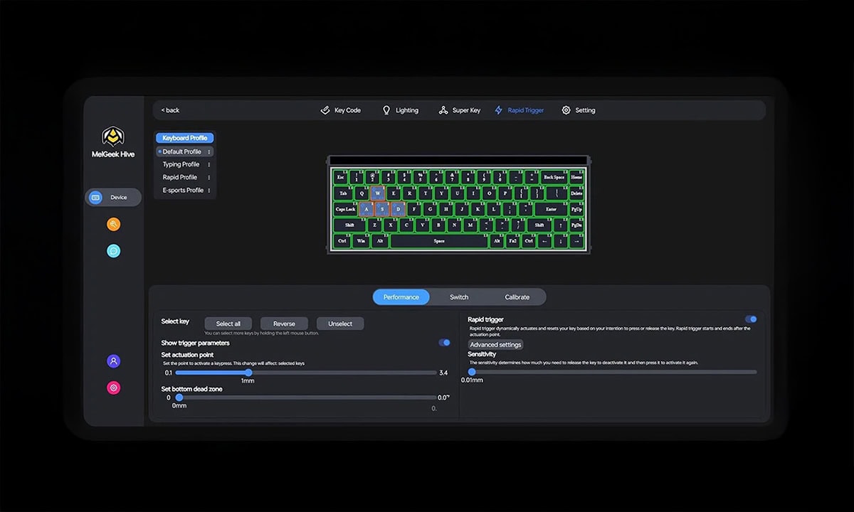 Melgeek Made68 Pro+ Gaming Klavye H013