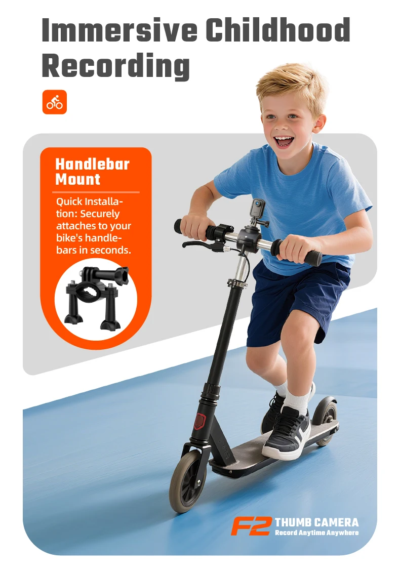 Spor Kaydı, Çekim, Aksiyon Kamerası, Evcil Hayvan Mini Kamerası, Cep Mini Vücut Kamerası, Vlog Kamerası için Taşınabilir 1080P Başparmak Kamerası