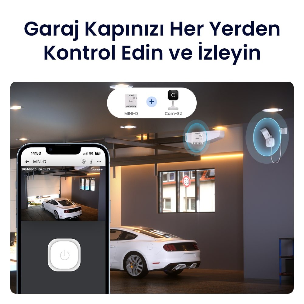 SONOFF Mini-D Matter Kuru Kontak Akıllı Röle