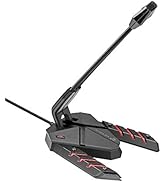 Vertux Oyuncu Mikrofonu Hassas HD Kayıt Titreşim Önleyici Dayanıklı - Vertux STREAMER-3, Siyah