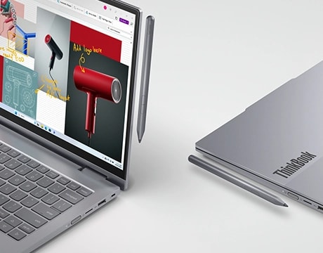 Çalışma alanları için 2'si 1 arada Lenovo ThinkBook 14 2'si 1 arada Gen 5 dizüstü bilgisayar.