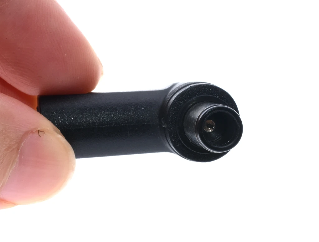 1pcs DC Power Right Angled 4.5 x 3.0mm Female Jack To 7.4 x 5.0mm Male Plug For HP DELL Adapter Connector