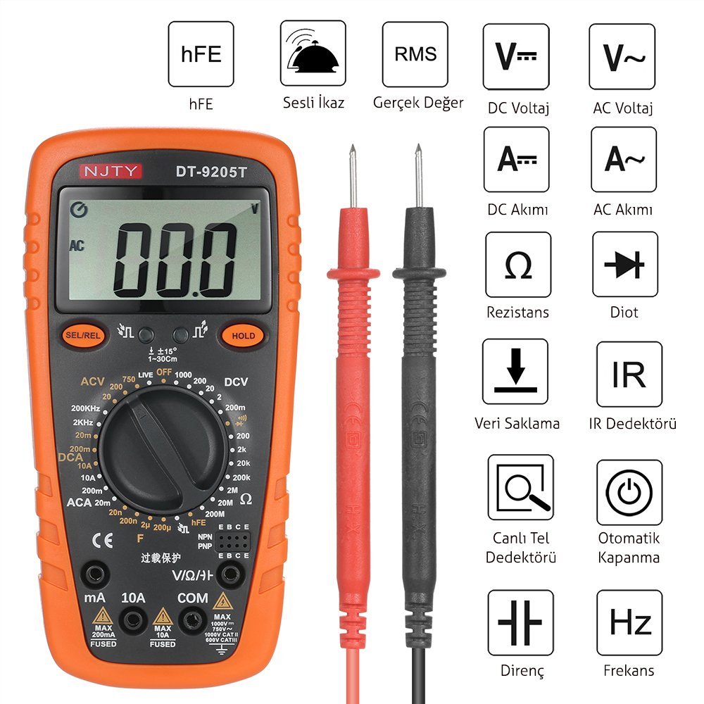 Powermaster Dijital Ölçü Aleti PM-6089