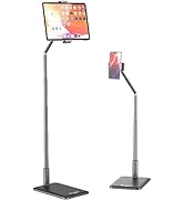 Ulanzi tablet zemin standı, TS002 tablet standı, yüksekliği ayarlanabilir, iPad standı 360° döndürülebilir, tablet...