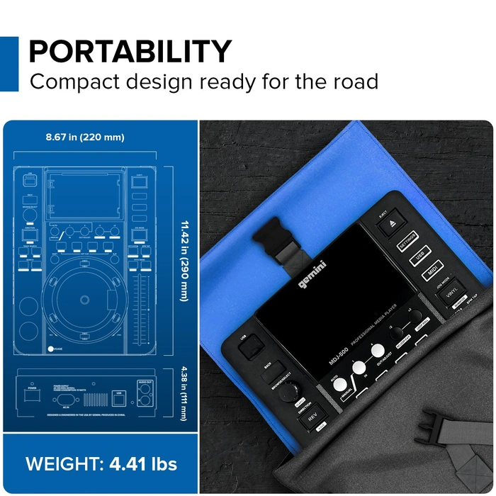 Gemini MDJ-500 Profesyonel DJ Media Player 3