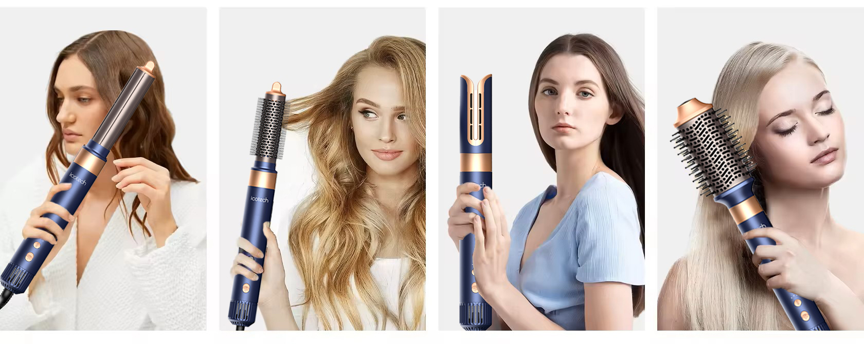 Icotech HS60 7 in 1 Airwrap Multi Styler Saç Şekillendirici (Mavi)