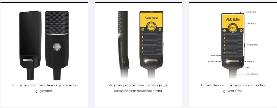 akıllı mikrofon özellikleri