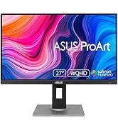 ASUS ProArt PA278QV - 27 inç WQHD Profesyonel Monitör - 16:9 IPS, 2560x1440 - Ergonomik, P...