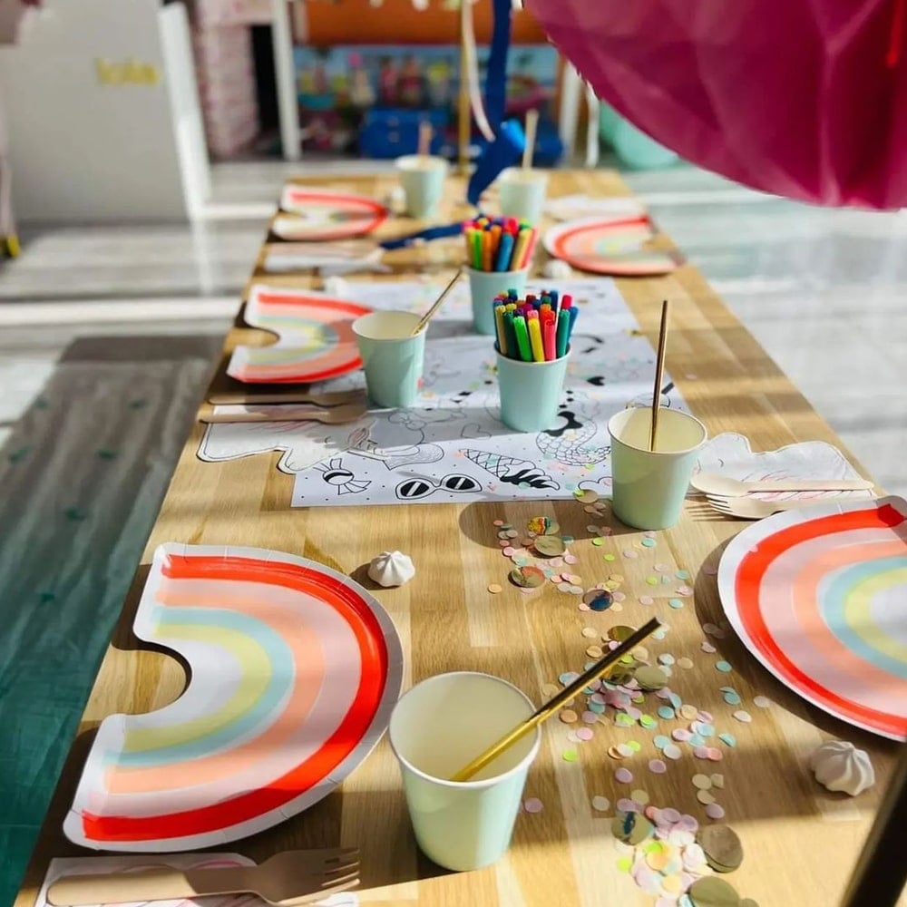 meri meri gökkuşağı teması