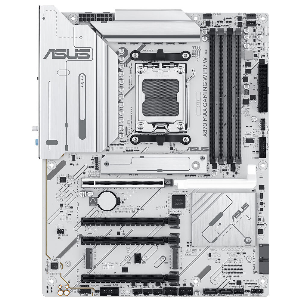 ASUS X870 MAX GAMING WIFI 7 AMD ANAKART BEYAZ