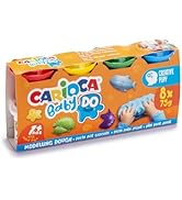 Carioca Baby DO Plastilina, Set de 8 colores, para niños a partir de 12 ay, colores luminos...