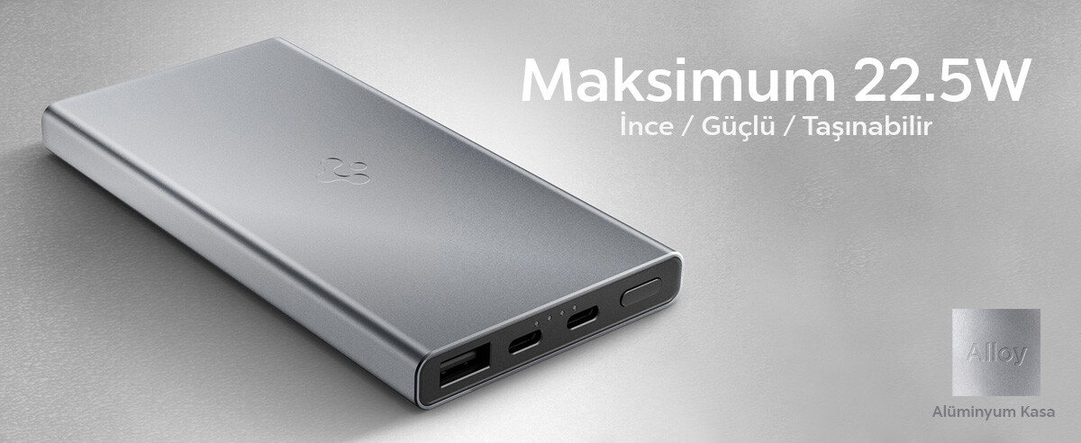 Maksimum 22.5W, Taşıması Kolay, Şarjı Hızlı