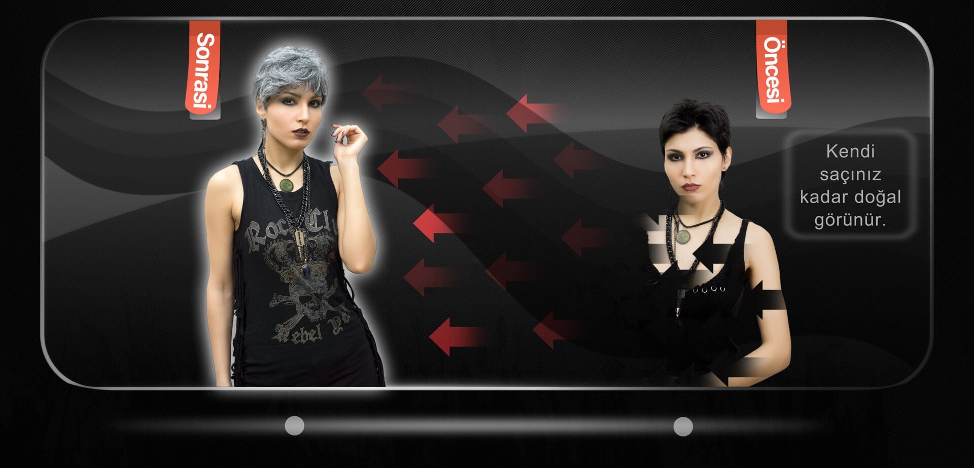 Pixie Kadın Medikal Kısa Peruk Modeli kendi Saçınız Kadar Doğal Görünür