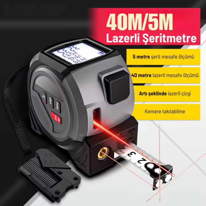 tp40 şeritmetre ve lazermetre