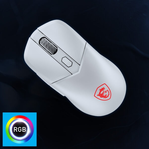 MSI VERSA 300 ELITE W White Gaming Mouse H10