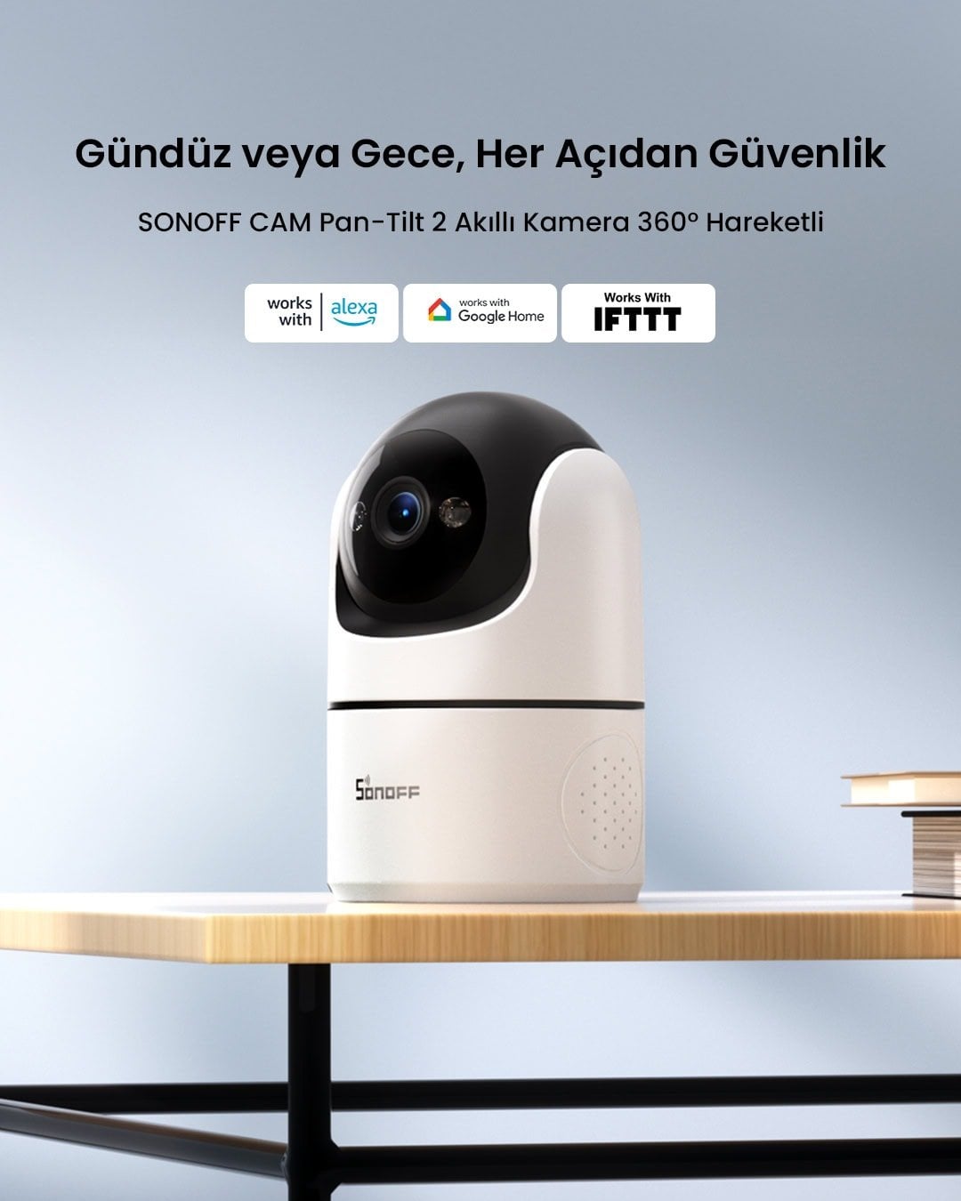SONOFF CAM Pan-Tilt 2 Akıllı Kamera 360° Derece Hareketli