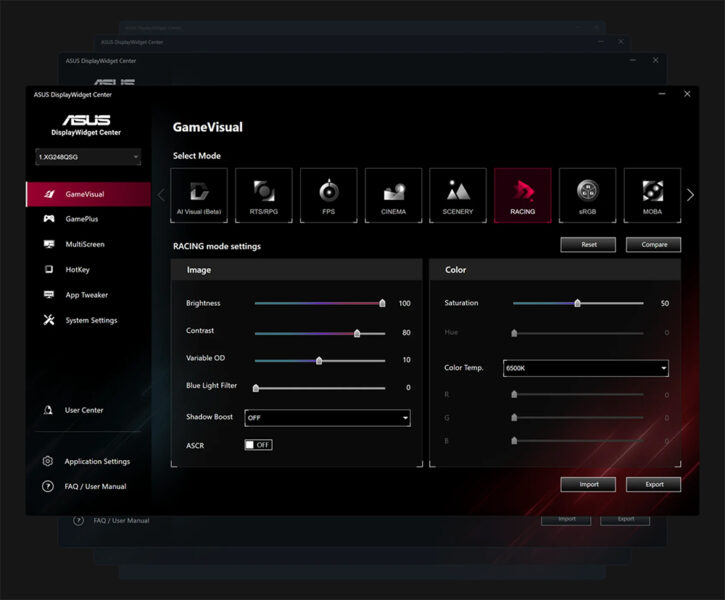 ASUS ROG Strix ACE XG248QSG Gaming Monitör H13