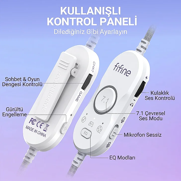 Fifine H16 4 Farklı EQ Ses Profili Modları