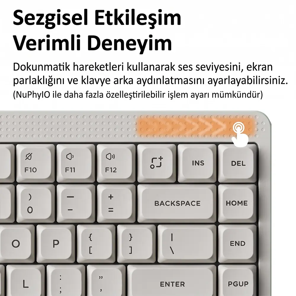NuPhy Node75 NuPhyIO Web Sürücüsü ve Tri-Mode Bağlantı