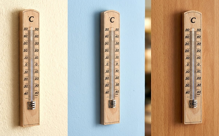 ahşap duvar termometresi