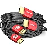 JSAUX 8K HDMI Cables 2.1 10FT 2-Pack 48Gbps 8K & 4K Ultra High Speed Cords(8K@60Hz 7680x4320, 4K@...