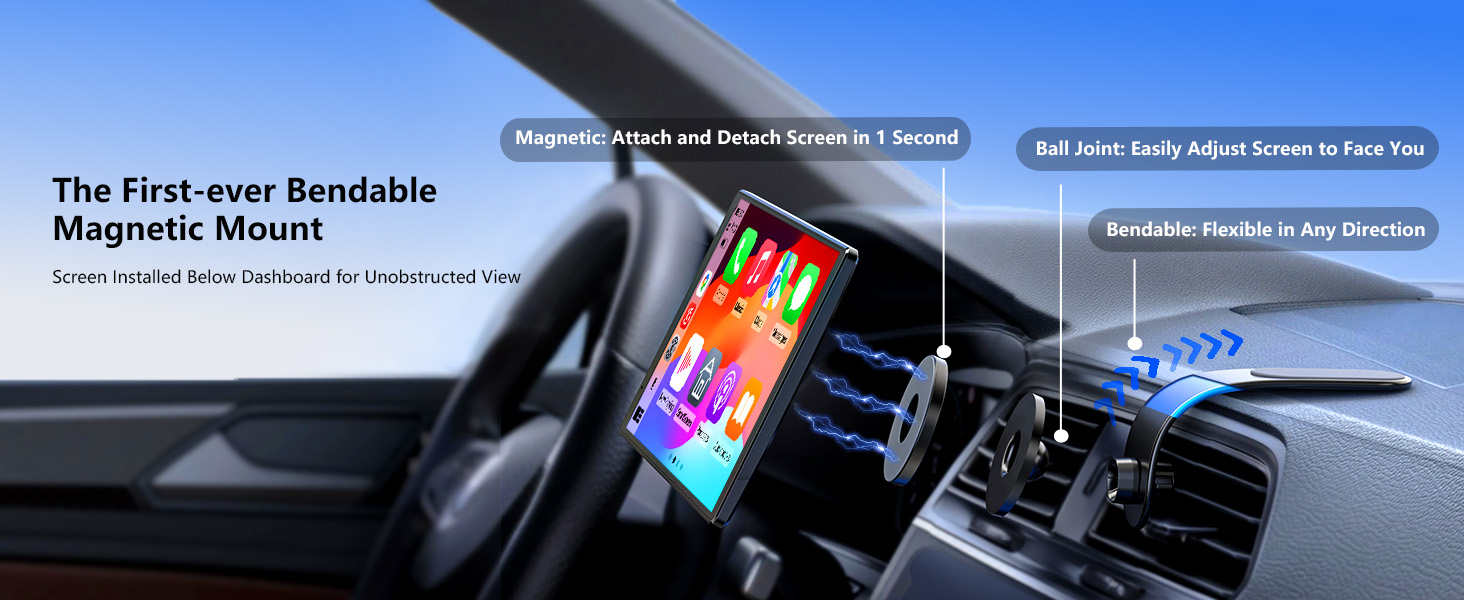 Bükülebilir Manyetik Montajlı İlk Ekran