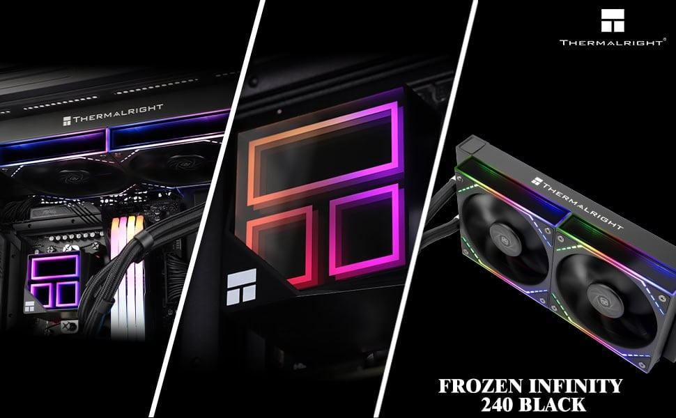 Thermalright Frozen Infinity 240 Black İşlemci Sıvı Soğutucu H2