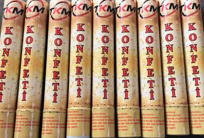 Metalik Renkli Karnaval Konfetisi detay