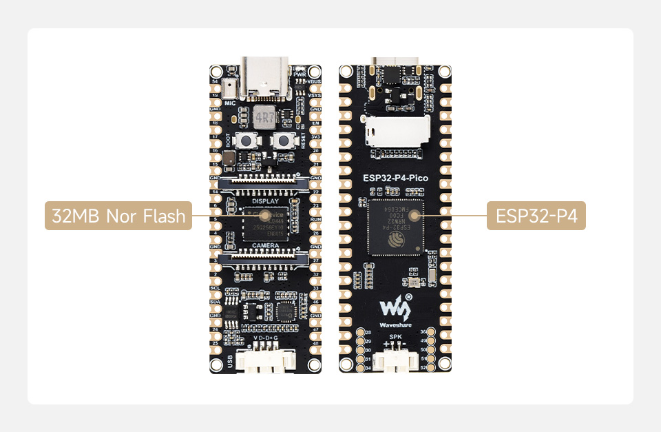 ESP32-P4-Pico RISC-V işlemci ve yüksek performans özellikleri
