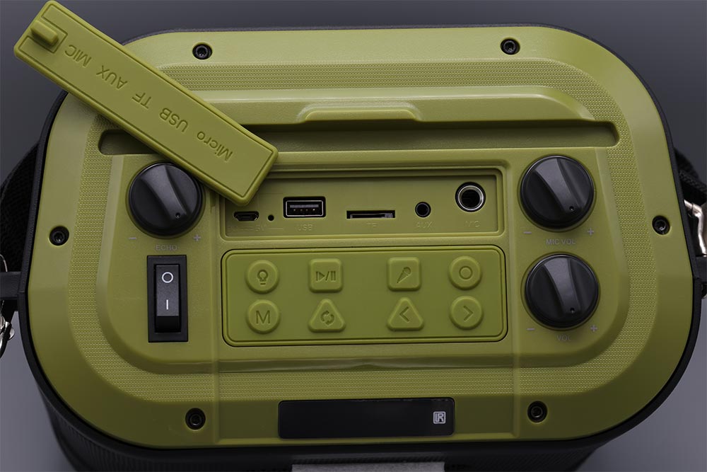 Magicvoice MV-6005 VHF El Mikrofonlu USB-SD-BT Işıklı 30 W Taşınabilir Anfi