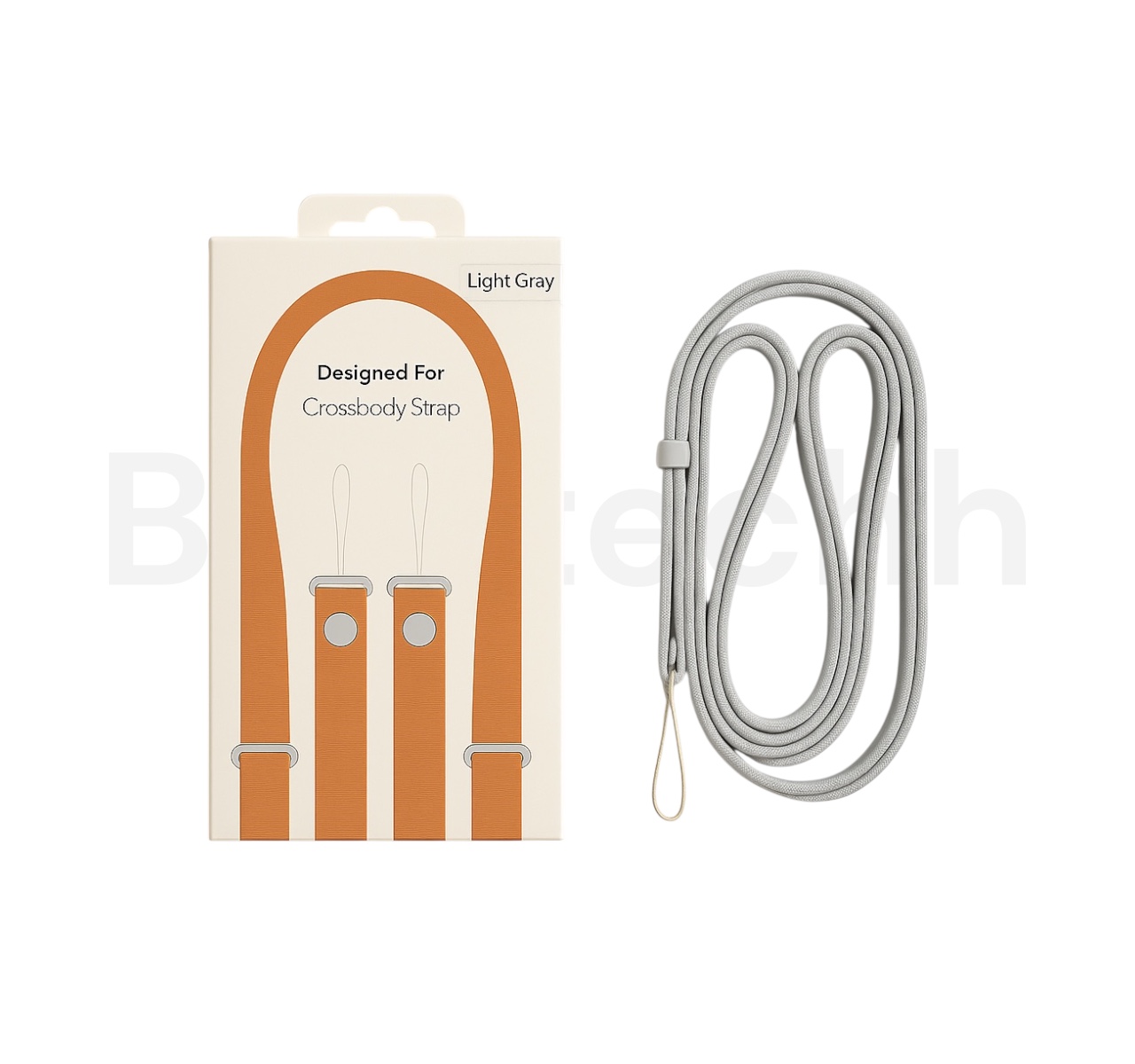 Siyah çapraz askılı telefon askısı ipi