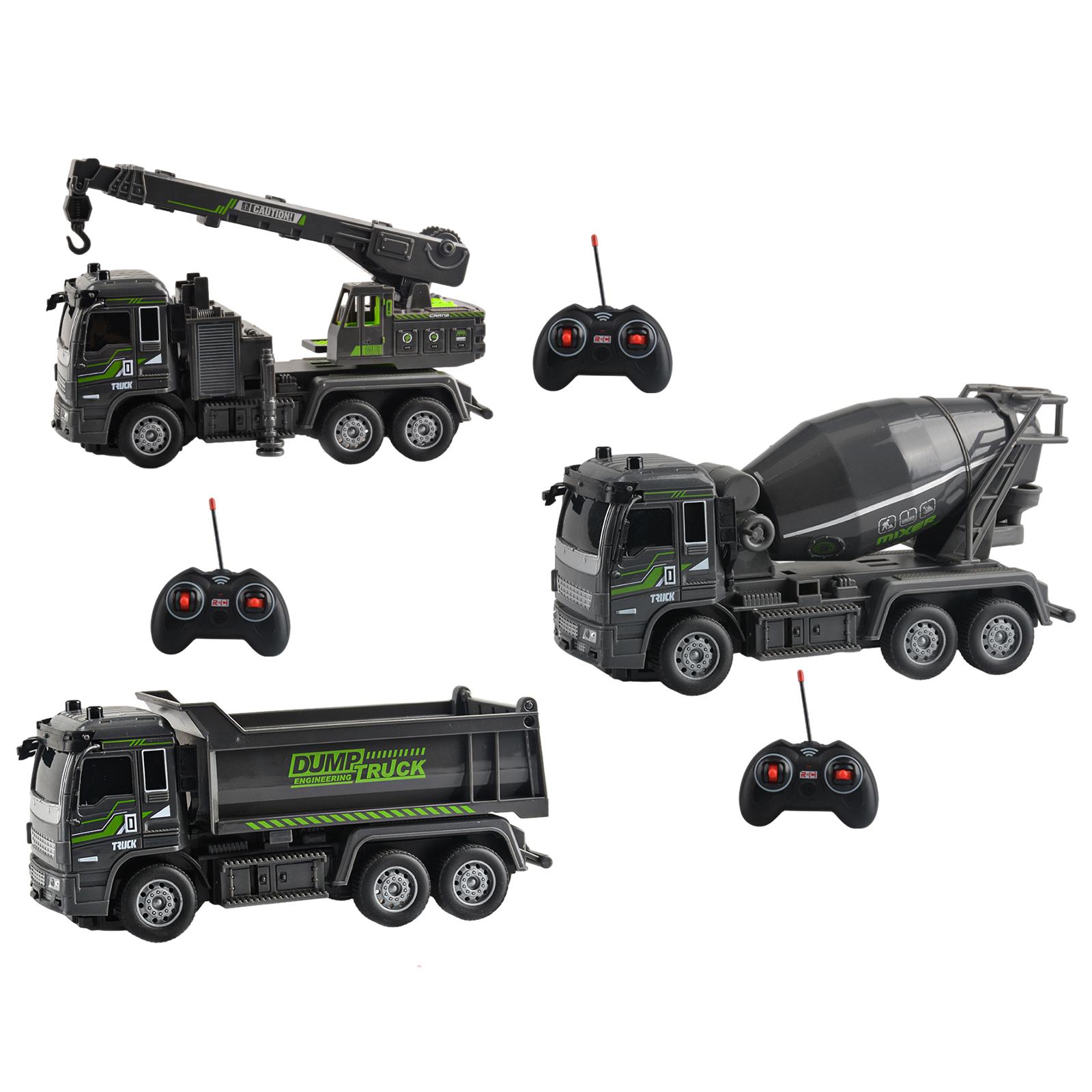 1:32 RC Engineering Car Toy Educational Toys Electric RC Truck Remote Control Truck for Boys Children Age 7 8 9 10 Year Old Kids