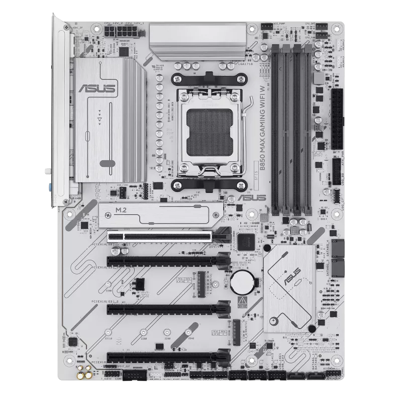 ASUS B850 MAX GAMING WIFI 7 AMD AM5 DDR5 ANAKART BEYAZ