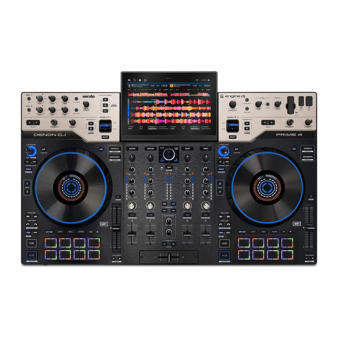 Denon DJ Prime 4 G2 MPCe Performance Padler