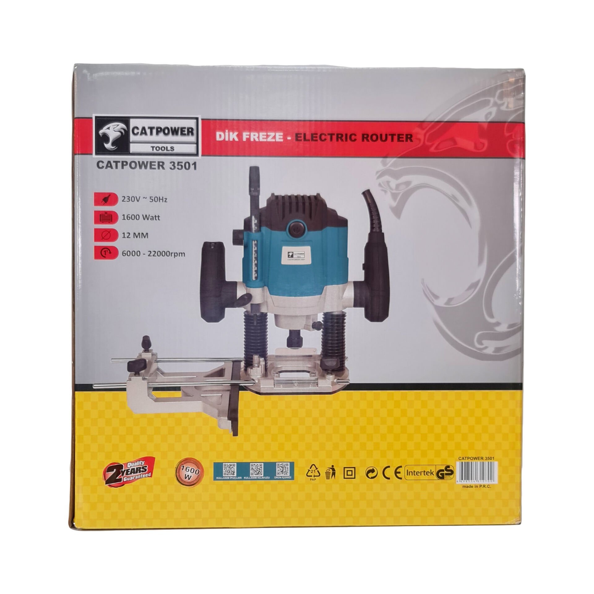 CATPOWER 3501 - FREZE ÇİFT KOLLU 12 MM