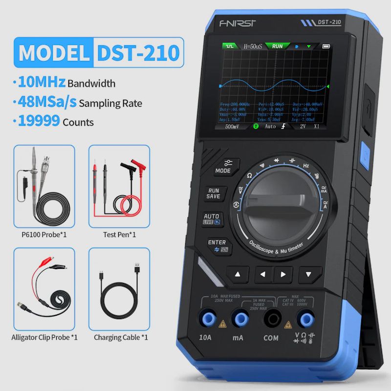Fnirsi DST-210 Multimetre + Osiloskop