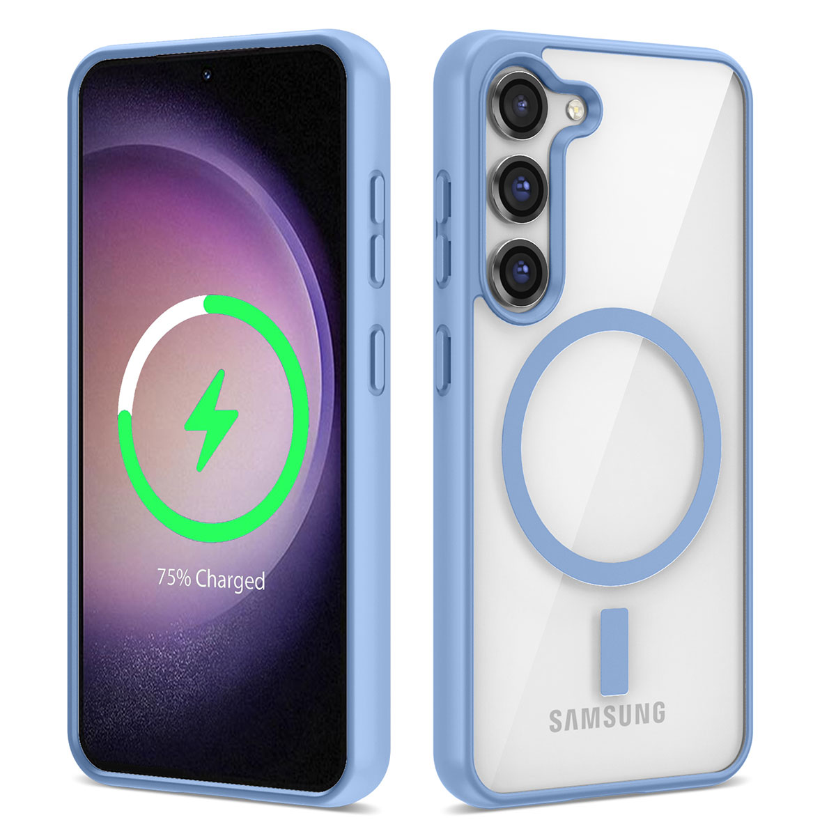 Galaxy S22 Plus Kılıf M-safe Wireless Şarj Özellikli Silikon Zore Ege Kapak - 2