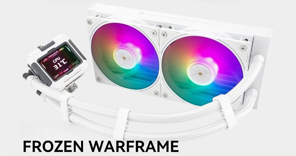 Thermalright Frozen Warframe 240 White Argb Soğutucu H1