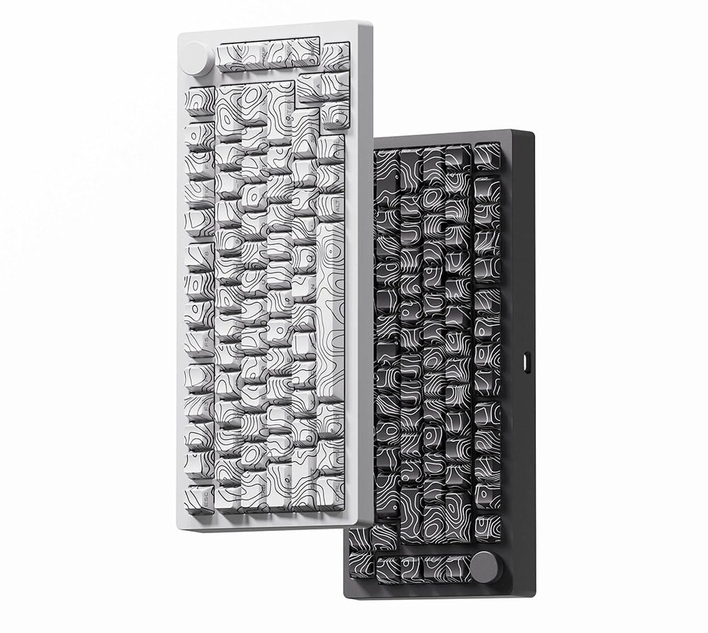Akko Monsgeek M1 V5 Contour Lines Black Gaming Klavye H9