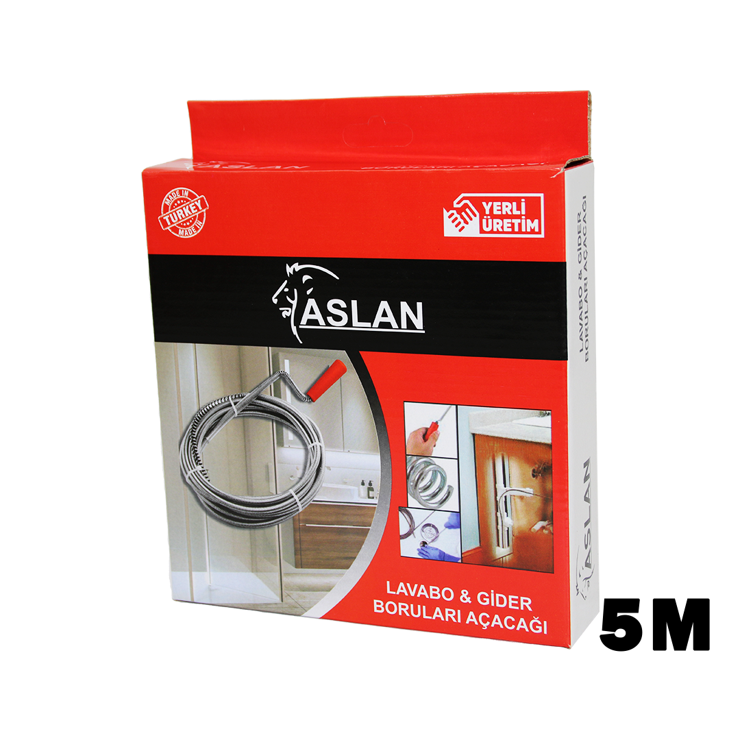 ankaverse® 5mt susta spral lavabo - gider açar ürünü