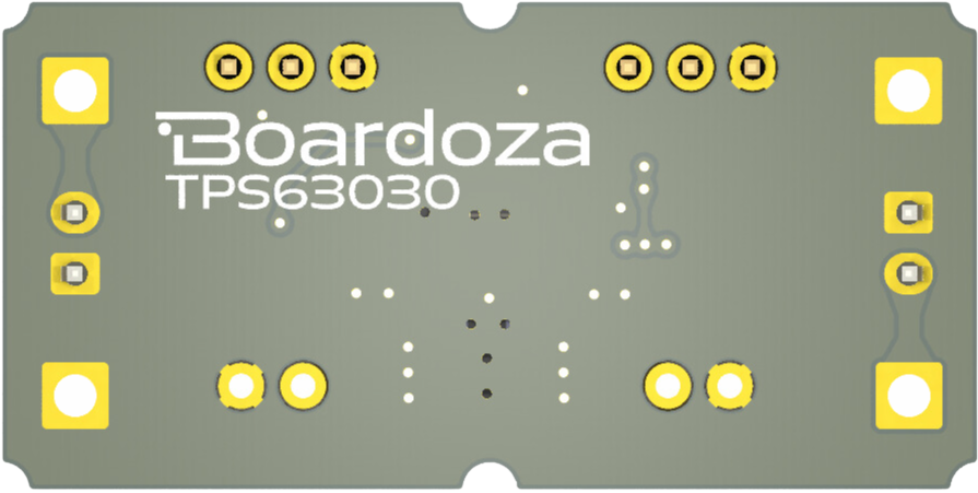 Boardoza TPS63030 Buck-Boost Dönüştürücü Kartı Arka Taraf