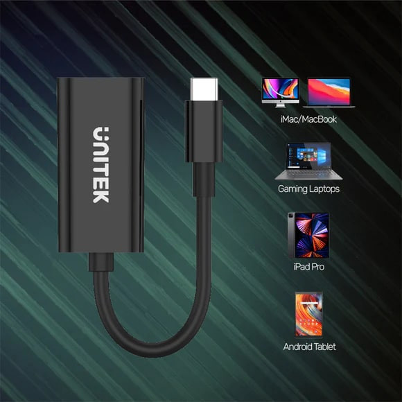 Unitek Type-C to HDMI 2.0 4K/60Hz 15Cm Dönüştürücü Kablo V1421A