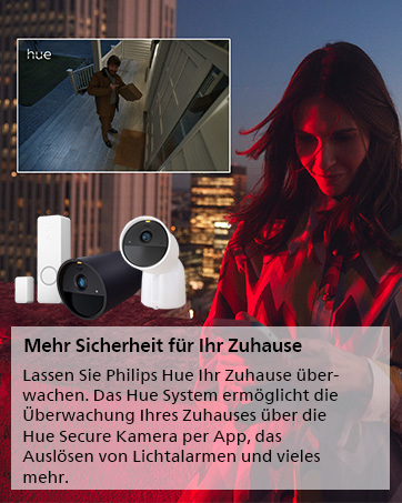 hue secure, hue güvenlik, güvenlik kamerası, ev izleme, philips hue secure