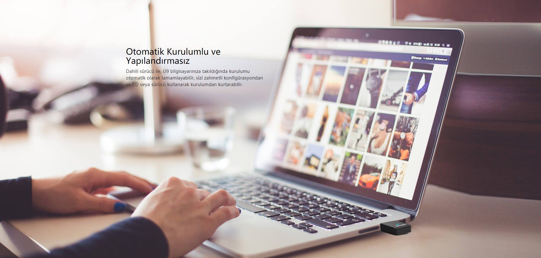 Tenda U9 WiFi AC650 Dual Band USB Adaptör