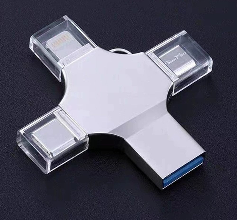 Faster 4 in1 Metal Flash Bellek