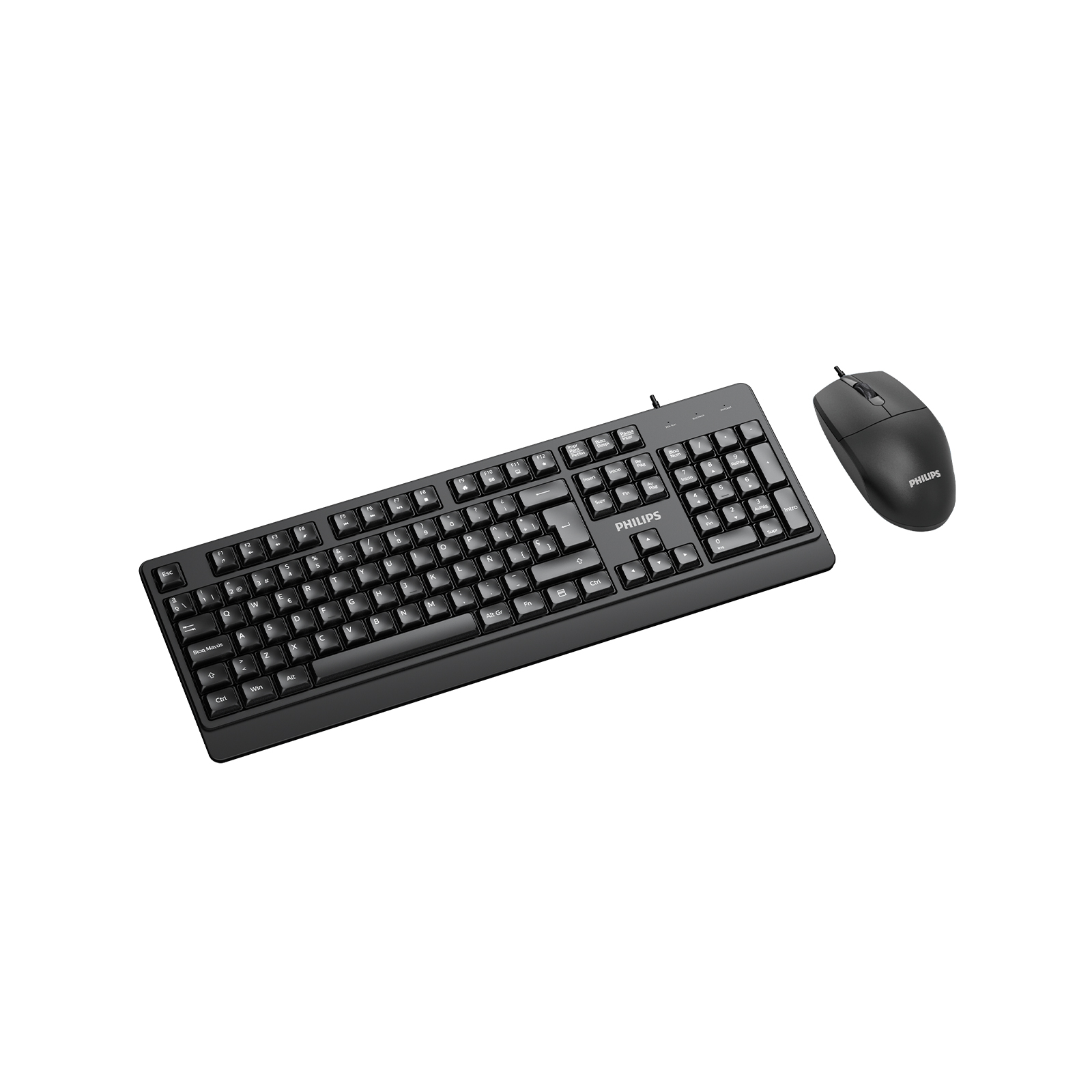 PHILIPS KABLOLU KLAVYE&MOUSE SET SPT6247B SİYAH
