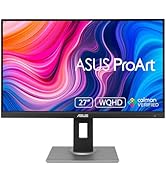 ASUS ProArt PA278QV - 27 inç WQHD Profesyonel Monitör - 16:9 IPS, 2560x1440 - Ergonomik, P...